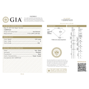 マリアリング　ブリリアントカットダイヤモンド　0.70ct　14Kホワイトゴールド　GIA鑑定書付き