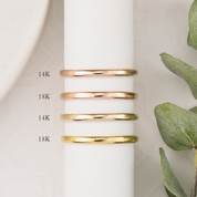 Half-Round Straight Band (1.3-2.0mm)