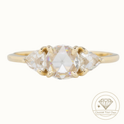 Madison Round Rose Cut Diamond Ring
