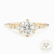 Estel Fleur Round Diamond Ring