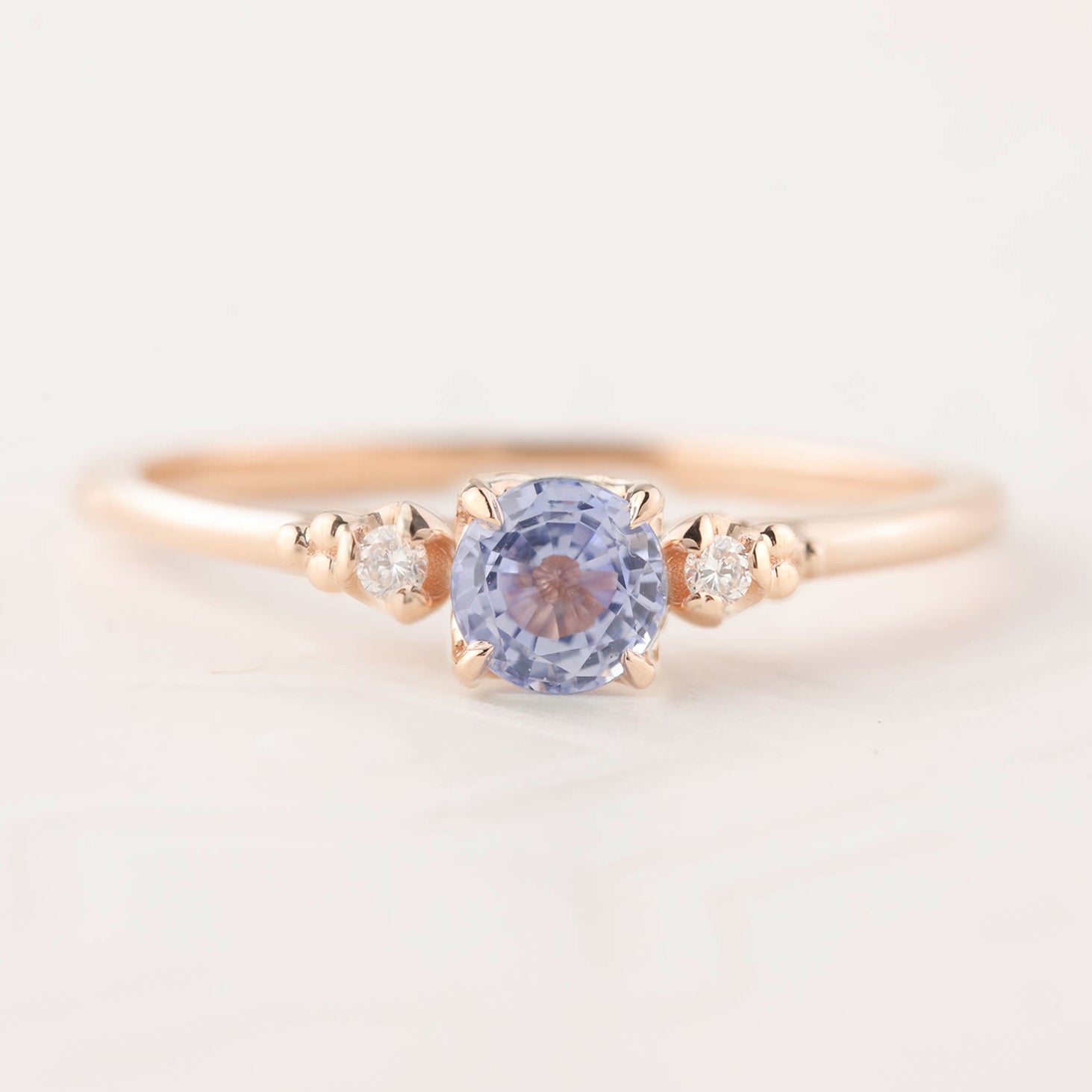 Estel Ring, 0.30ct Ceylon Sapphire of your choice