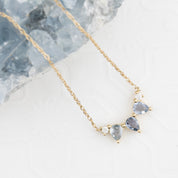 Gloria Necklace, Sapphire and Diamond