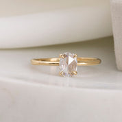 Nina Oval Rose Cut Diamond Ring