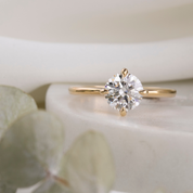 Alice Ring, 1.30ct Round Lab Diamond | IGI Certified