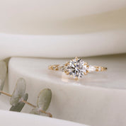 Estel Fleur Petal Ring, 1.00ct Lab Diamond | IGI Certified