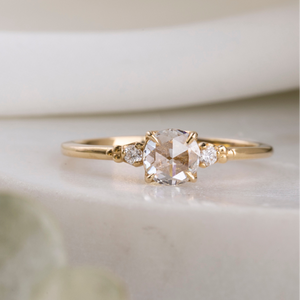 Estel Ring, 0.45ct Rose Cut Diamond