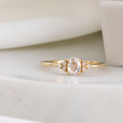 Teresa Oval Rose Cut Diamond Ring