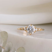 Estel Fleur Ring, 1.00ct Diamond | GIA Certified