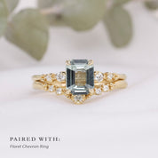 Estel Fleur Ring, 1.31ct Montana Sapphire