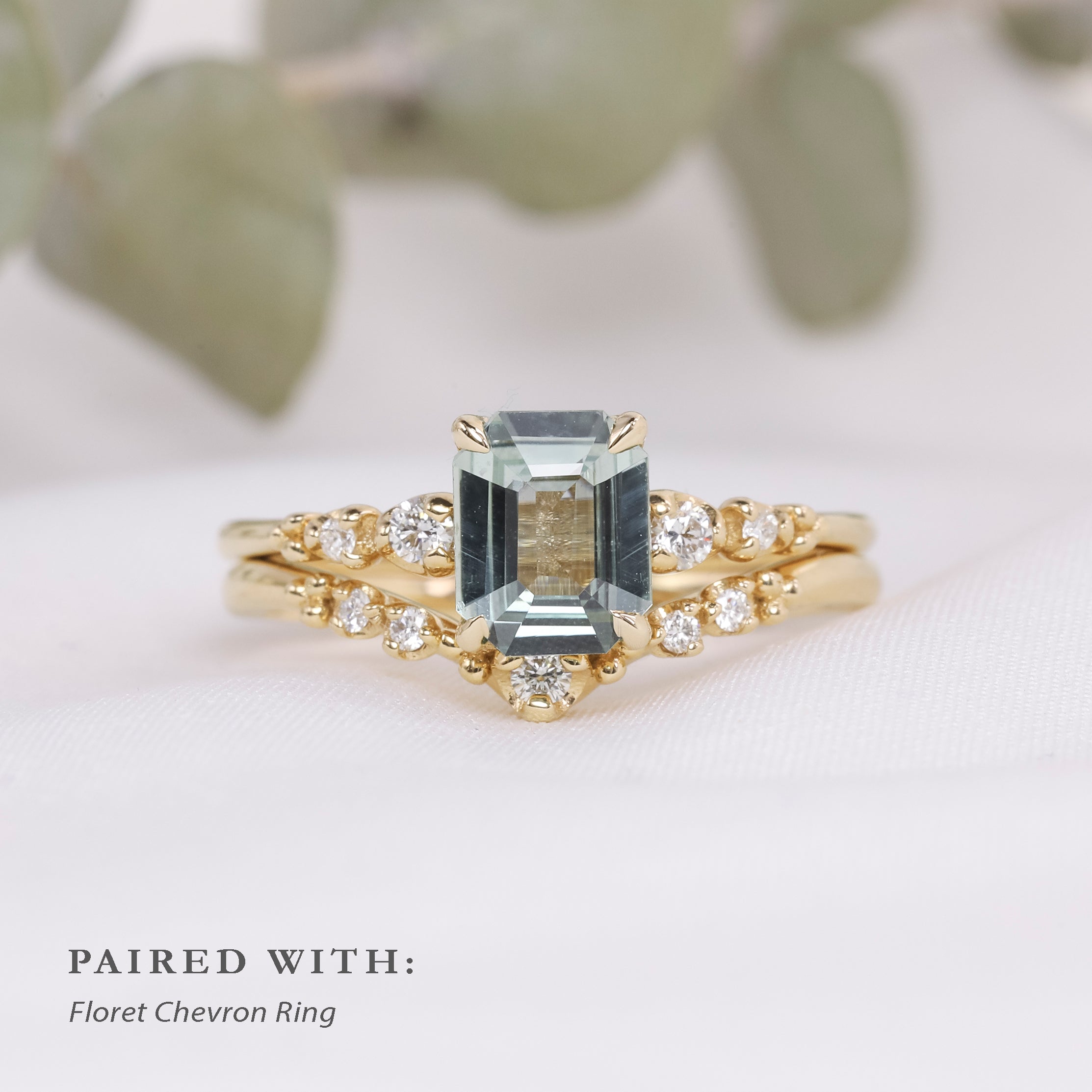 Estel Fleur Ring, 1.31ct Montana Sapphire