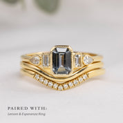 Edith Ring, 0.71ct Montana Sapphire