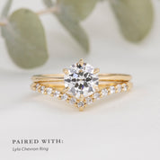 Floryn Ring, 1.15ct Round Diamond | GIA Certified
