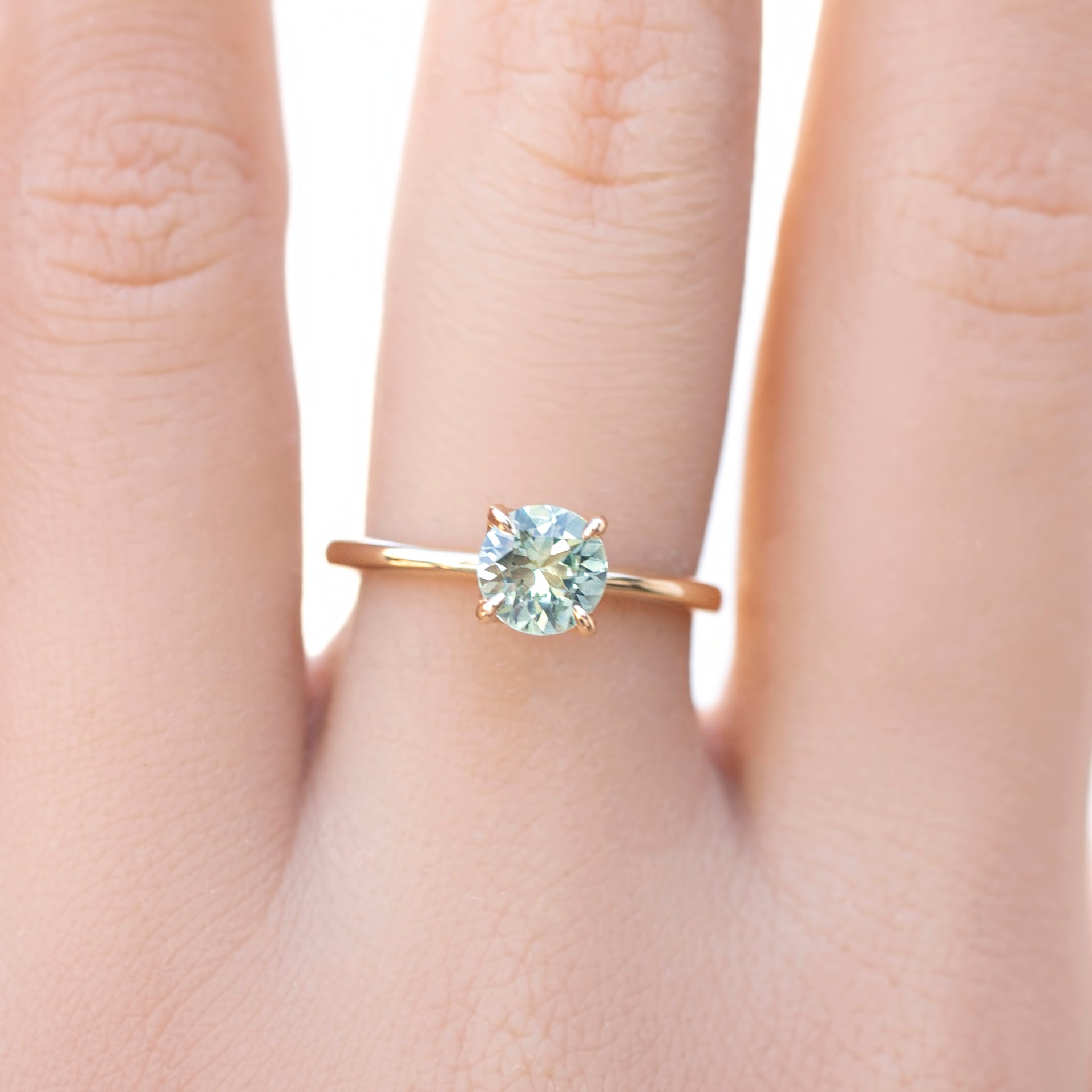 Sara Ring, 0.98ct Montana Sapphire