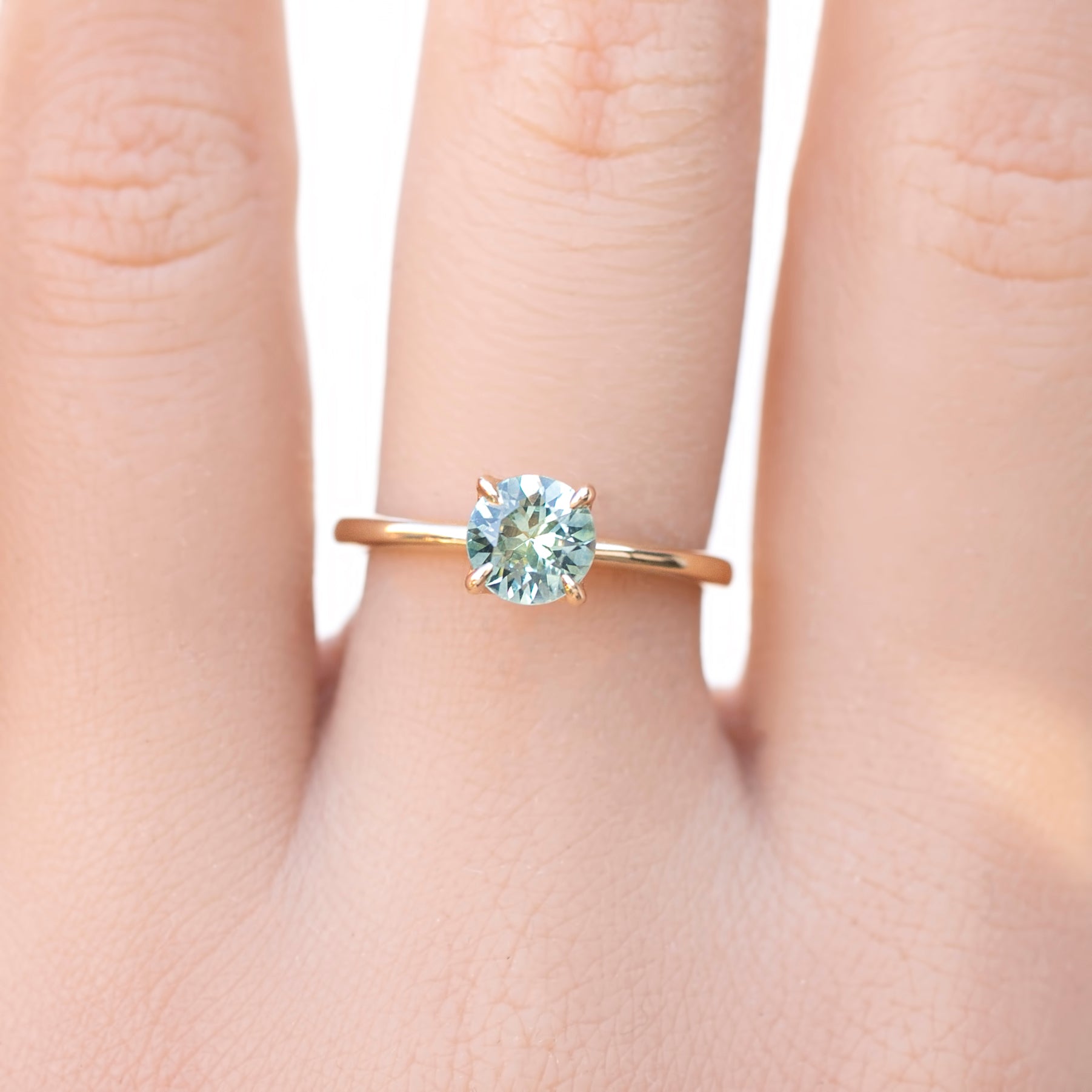 Sara Ring, 0.98ct Montana Sapphire