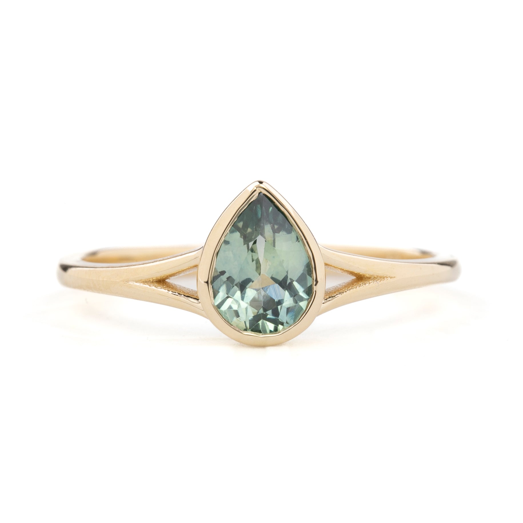 Kylie Ring, 0.70ct Montana Sapphire