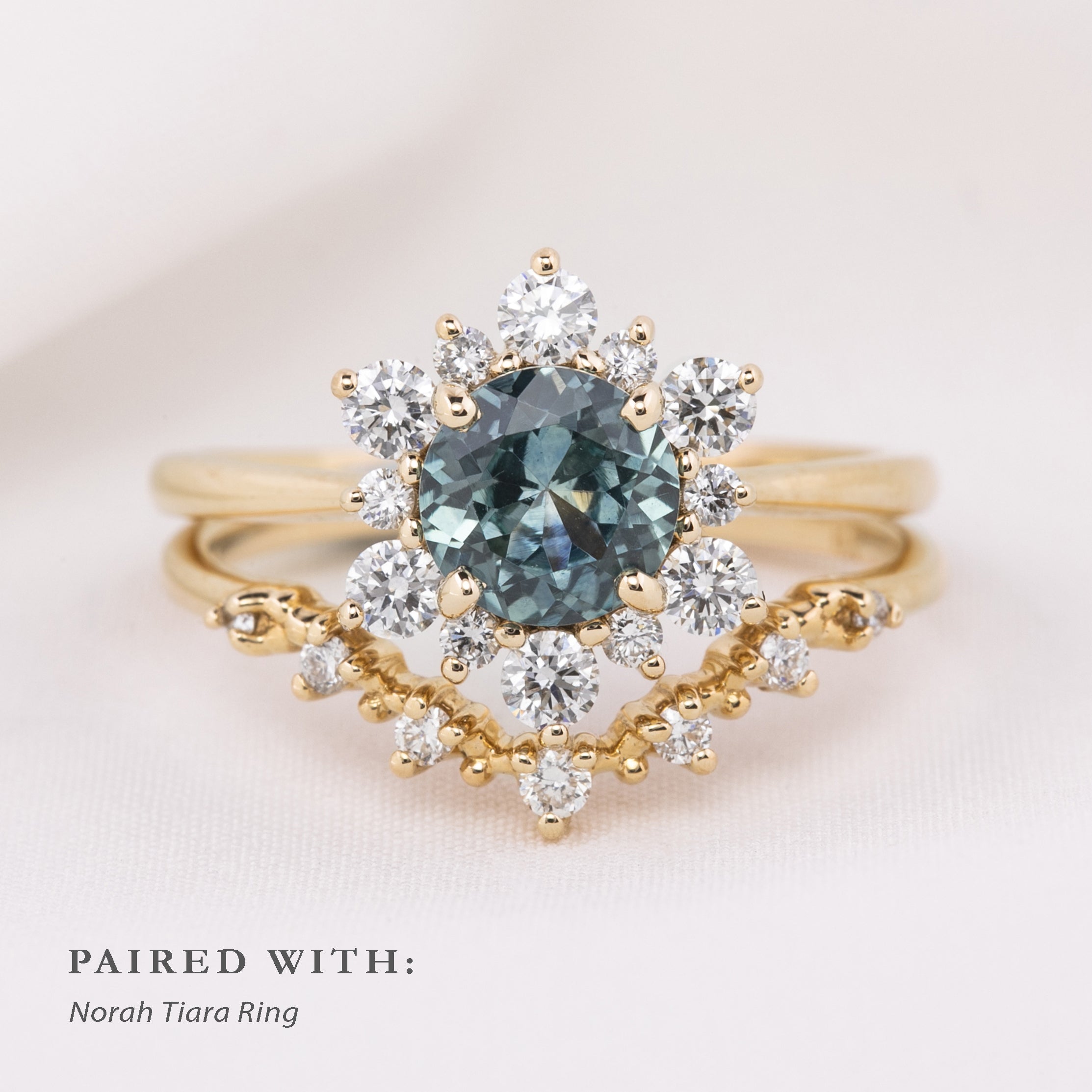 Amara Ring Light Blue Montana Sapphire