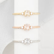 Estel Oval Rose Cut Diamond Ring