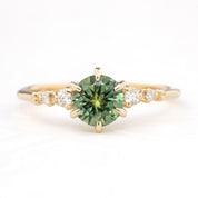 Estel Fleur Ring, 1.10ct Montana Sapphire