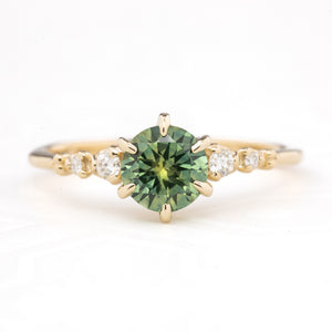 Estel Fleur Ring, 1.10ct Montana Sapphire