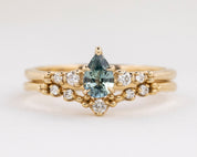 Estel Fleur Ring, 0.55ct Montana Sapphire