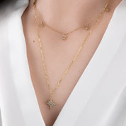 Starburst Diamond Pave Necklace