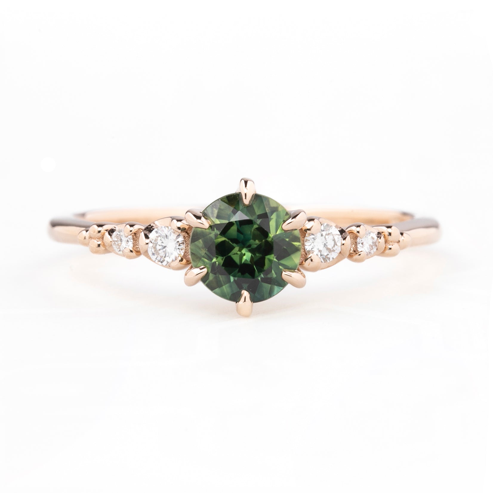 Estel Fleur Ring, 0.82ct Queensland Sapphire