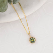 Dahlia Round Montana Sapphire Charm 5.0mm