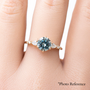 Estel Fleur Petal Ring, 1.38ct Montana Sapphire