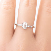 Grace Oval Rose Cut Diamond Ring