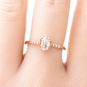 Grace Oval Rose Cut Diamond Ring