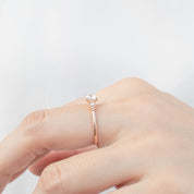 Estel Round Rose-Cut Diamond Ring
