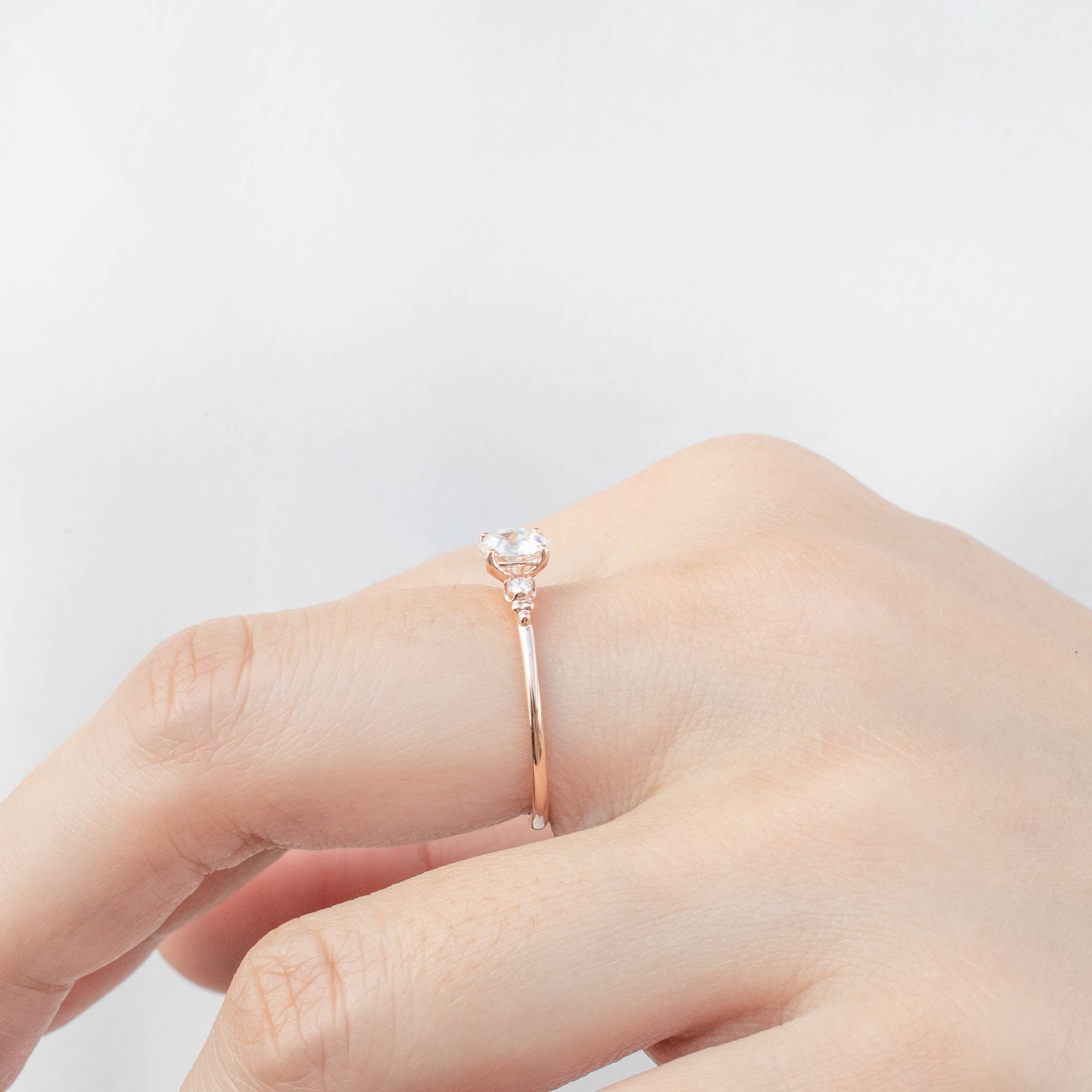Estel Round Rose-Cut Diamond Ring