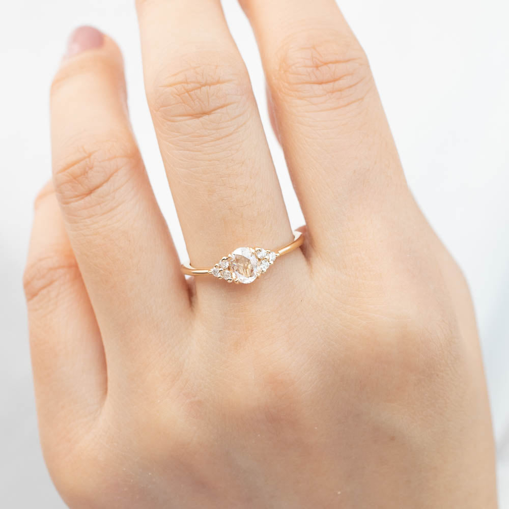 Teresa Oval Rose Cut Diamond Ring