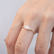 Teresa Oval Rose Cut Diamond Ring