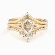 Kylie Oval Rose Cut Diamond Ring