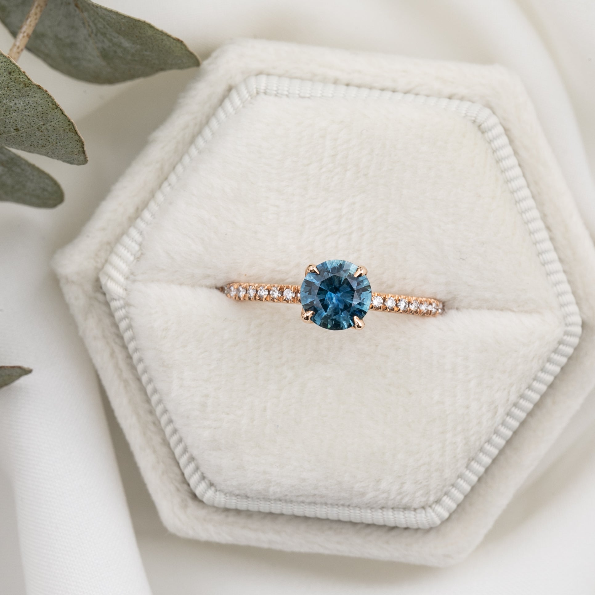 Maria Ring, 0.88ct Montana Sapphire