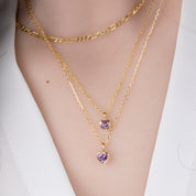 Bezel Set Charm Necklace Setting