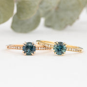 Sabrina Ring, 0.76ct Montana Sapphire