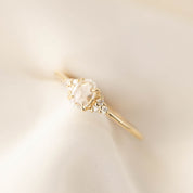Teresa Oval Rose Cut Diamond Ring