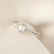 Stella Round Rose Cut Diamond Ring