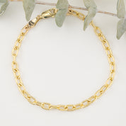 Elongated Cable Chain Bracelet