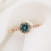 Grace Ring 0.70-0.80ct Montana Sapphire