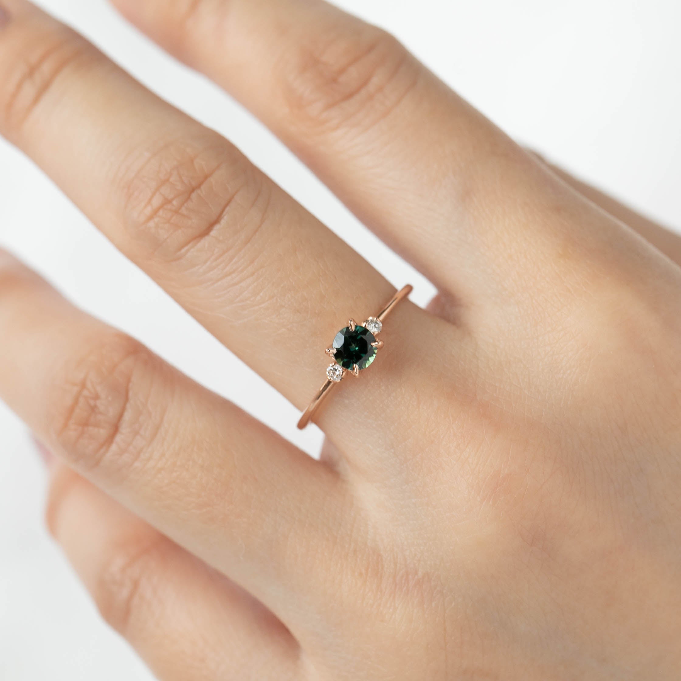 Sofia Ring, 0.55ct Queensland Sapphire