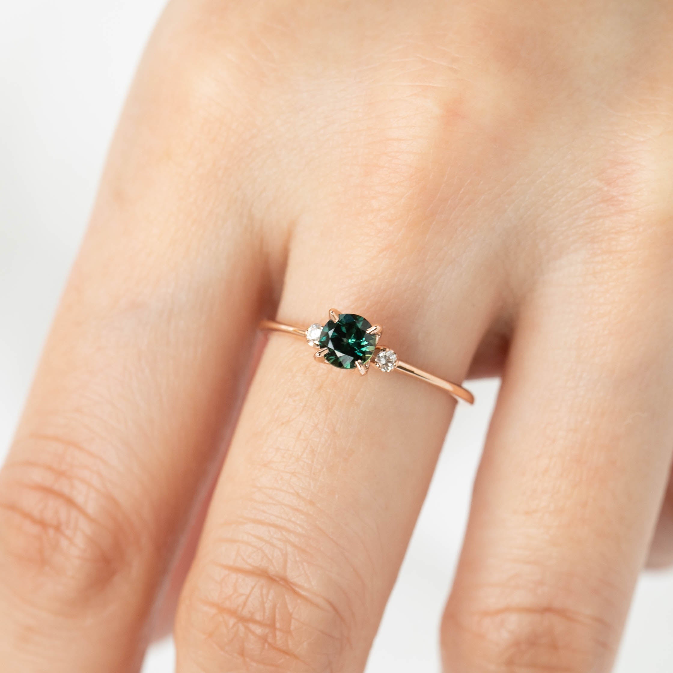 Sofia Ring, 0.55ct Queensland Sapphire