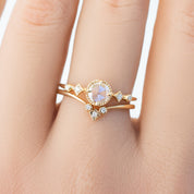 Stella Round Rose Cut Diamond Ring