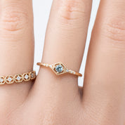 Agatha Ring, 0.15ct Montana Sapphire of your choice