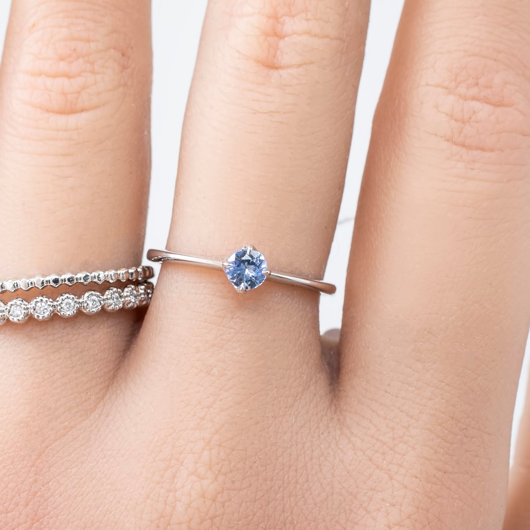 Alice Ring, 0.30ct Ceylon Sapphire of your choice
