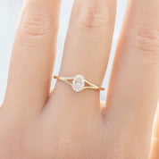 Kylie Oval Diamond Ring