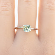1.26ct クッションカット パルティグリーンアクアイエローサファイア モンタナ産 SF318