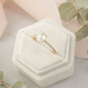 Maria Oval Rose Cut Diamond Ring